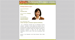 Desktop Screenshot of penelopepachecolopez.com